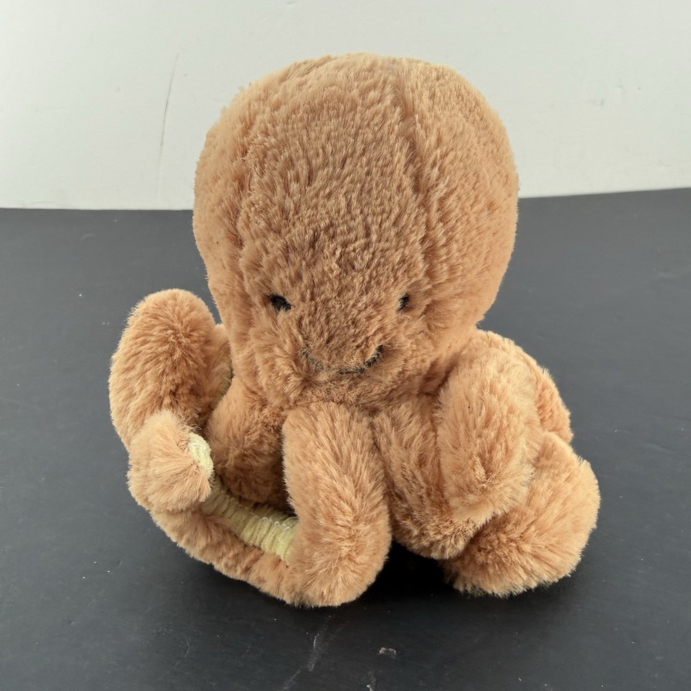 Jellycat Odell Plush 5" Octopus Dusty Pink Stuffed Animal Baby Soft Retired Toy